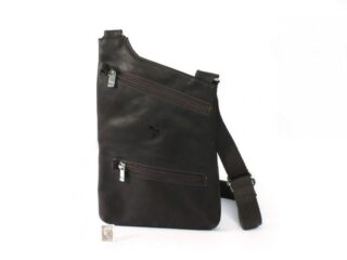 La Guêpe - Sacoche bandoulière holster en cuir marron