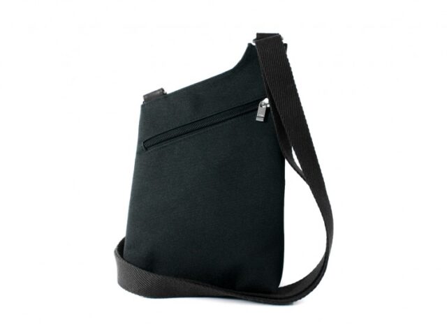 La Guêpe - Petite Maroquinerie - Sacoche bandoulière holster en cuir noir