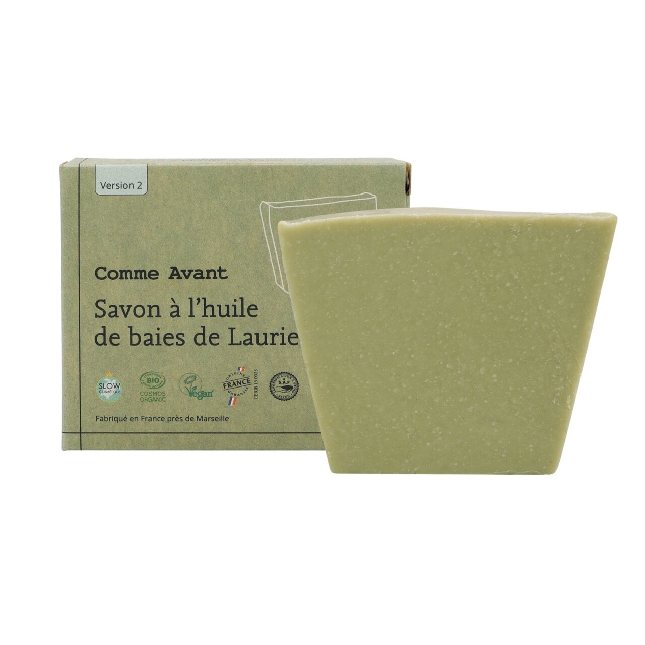 savon a lhuile de baies de laurier version 2 sav nat lau v2 comme avant 547350 Comme Avant - Savon à l'huile de baies de laurier - Version 2 – 1 pain de savon - 1kg