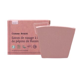 Savon de rasage à l’huile de pépins de raisin – Version 1 par la marque Comme Avant Comme Avant - Savon de rasage à l’huile de pépins de raisin – Version 1