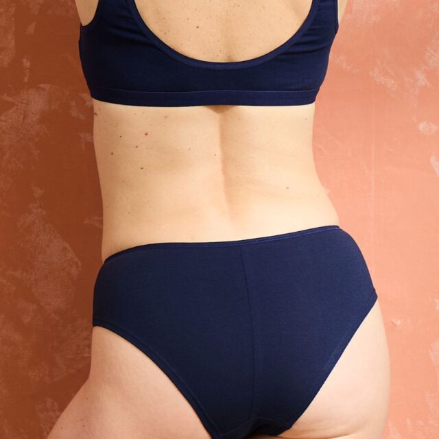 Lemahieu - Shorty en Coton BIO - Bleu Minuit - Femme