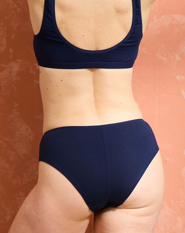 Lemahieu - Shorty en Coton BIO - Bleu Minuit - Femme