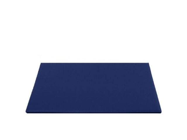 Lavoisier Maroquinier - Sous-main à rabat 50x35 cm en cuir bleu cobalt