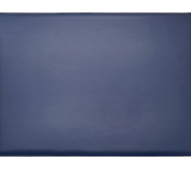 Lavoisier Maroquinier - Sous-main à rabat 50x35 cm en cuir bleu cobalt