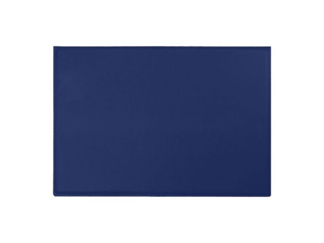 Lavoisier Maroquinier - Sous-main à rabat 50x35 cm en cuir bleu cobalt