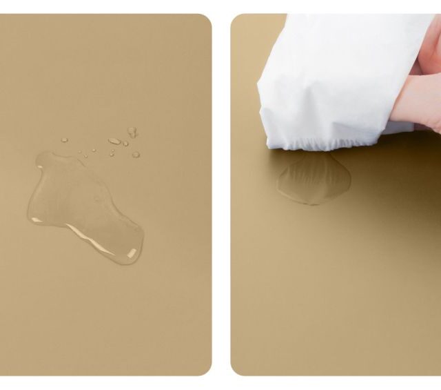 Lavoisier Maroquinier - Sous-main à rebord 60cm en cuir beige - SM600-60