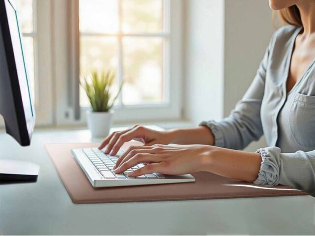 Lavoisier Maroquinier - Sous-main à rebord 60cm en cuir marron - SM600-60