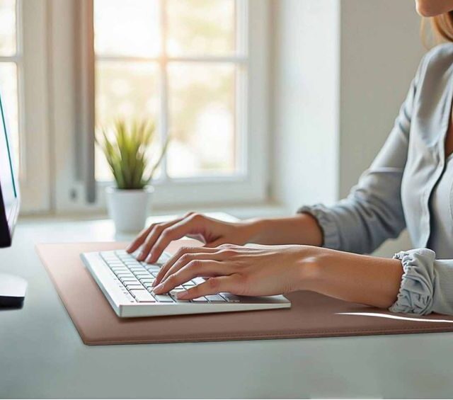 Lavoisier Maroquinier - Sous-main à rebord 60cm en cuir marron - SM600-60