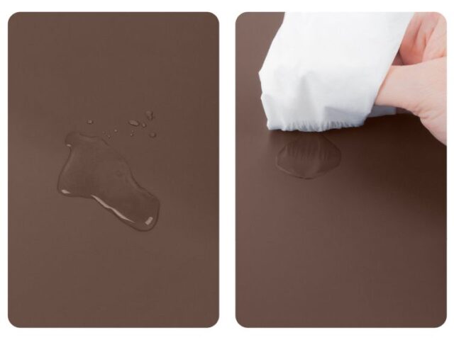 Lavoisier Maroquinier - Sous-main à rebord 60cm en cuir marron - SM600-60