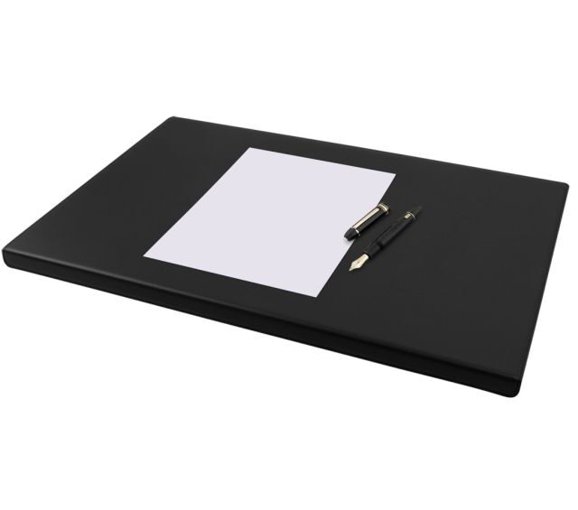 Lavoisier Maroquinier - Sous-main à rebord 50cm en cuir noir - SM600-50