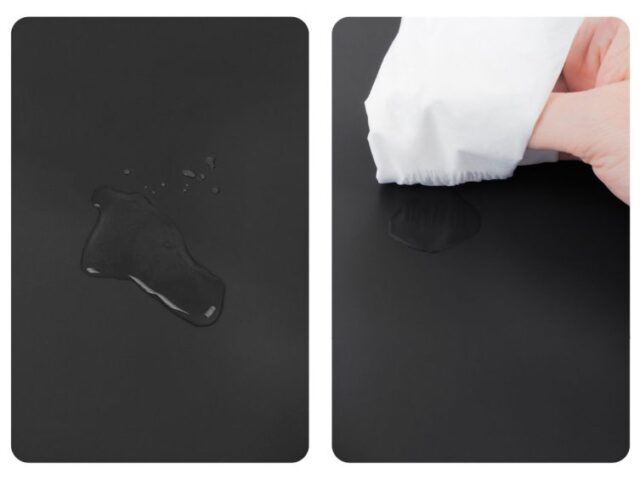 Lavoisier Maroquinier - Sous-main à rebord 50cm en cuir noir - SM600-50