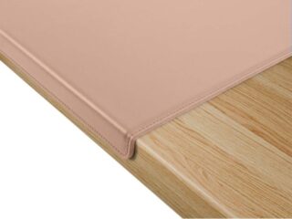 LAVOISIER Maroquinier - Sous-main à rebord 60cm en cuir rose – SM600-60