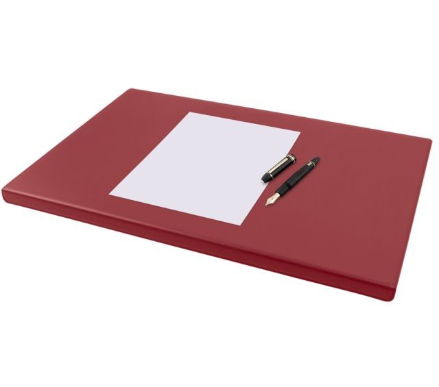 Lavoisier Maroquinier - Sous-main à rebord 50cm en cuir rouge - SM600-50