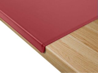 LAVOISIER Maroquinier - Sous-main à rebord 60cm en cuir rouge  SM600-60
