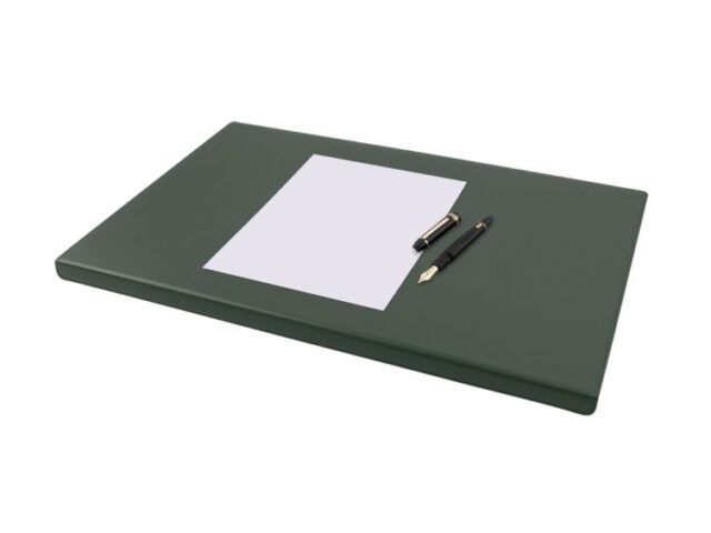 Lavoisier Maroquinier - Sous-main à rebord 50cm en cuir vert - SM600-50