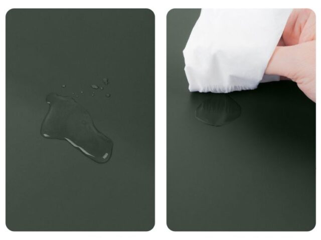 Lavoisier Maroquinier - Sous-main à rebord 60cm en cuir vert - SM600-60