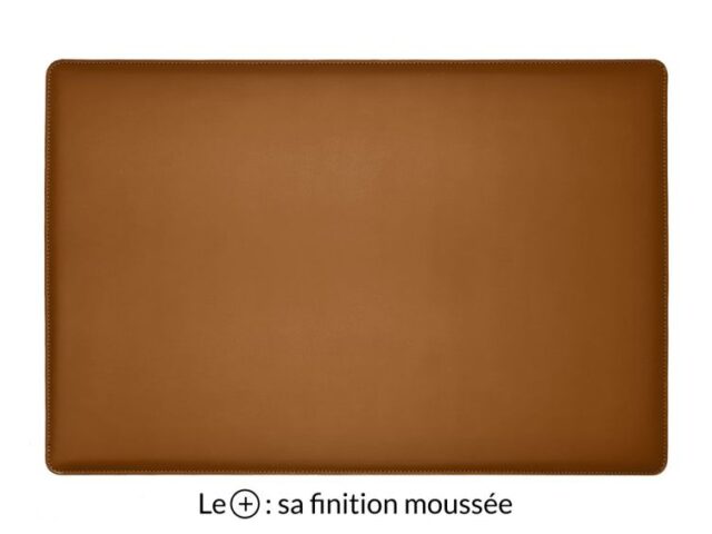 Lavoisier Maroquinier - Sous-main cuir gold "Premium" - 60x40 cm