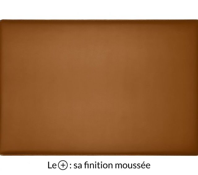 Lavoisier Maroquinier - Sous-main cuir gold "Premium" - 60x40 cm