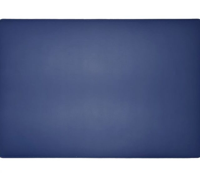 Lavoisier Maroquinier - Sous-main en cuir bleu cobalt - 50x34 cm