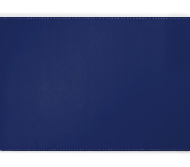 Lavoisier Maroquinier - Sous-main en cuir bleu cobalt - 50x34 cm