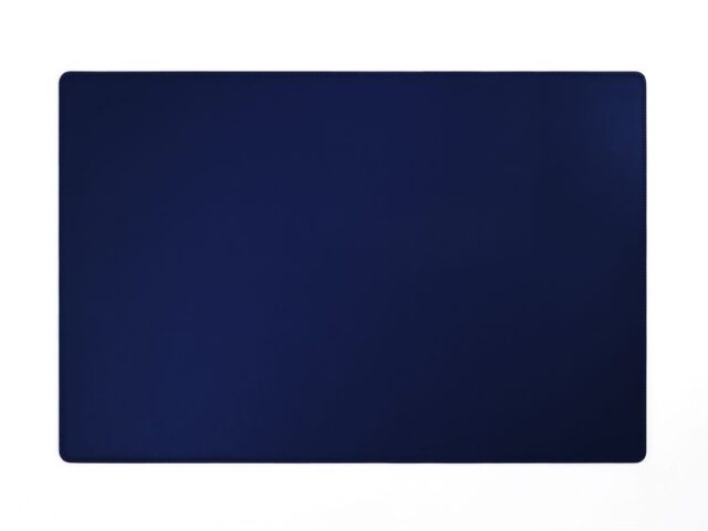 Lavoisier Maroquinier - Sous-main en cuir bleu cobalt - 60x40 cm