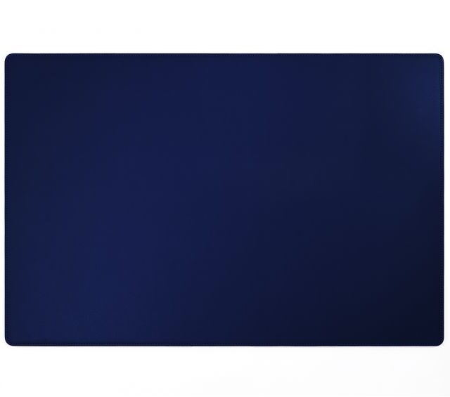 Lavoisier Maroquinier - Sous-main en cuir bleu cobalt - 60x40 cm