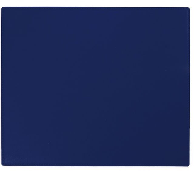 Lavoisier Maroquinier - Sous-main en cuir bleu cobalt - mini - 38x32 cm