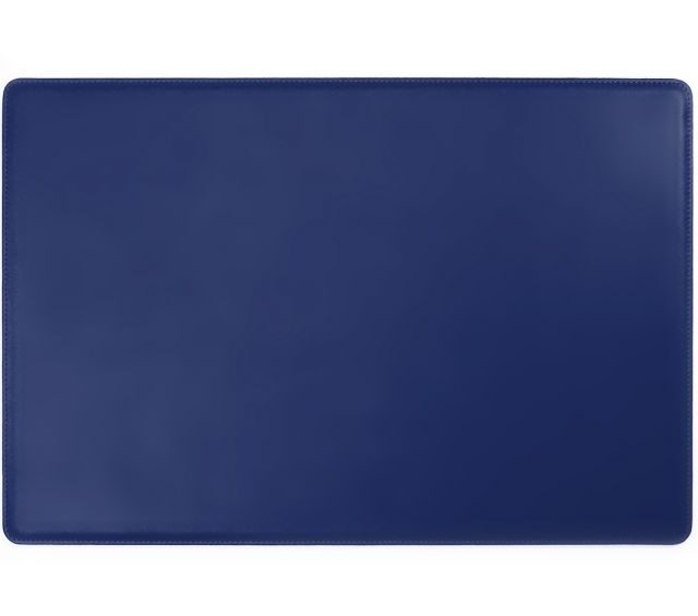 Lavoisier Maroquinier - Sous-main en cuir bleu cobalt "Premium" - 50x34 cm