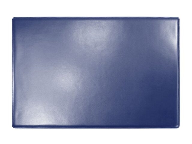 Lavoisier Maroquinier - Sous-main en cuir bleu cobalt "Premium" - 60x40 cm