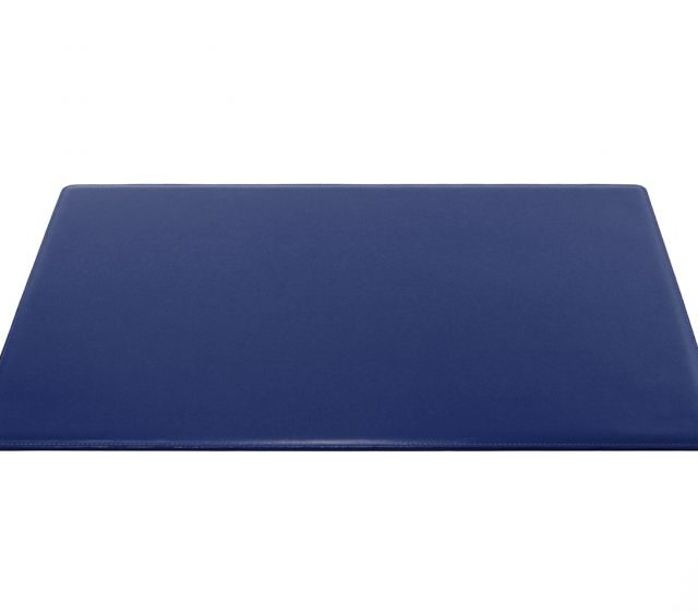 Lavoisier Maroquinier - Sous-main en cuir bleu cobalt "Premium" - 60x40 cm