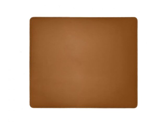 Lavoisier Maroquinier - Sous-main en cuir gold- mini - 38x32 cm