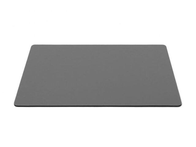 Lavoisier Maroquinier - Sous-main en cuir gris fer - 50x34 cm