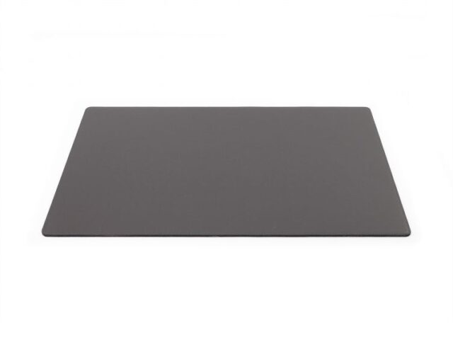 Lavoisier Maroquinier - Sous-main en cuir gris fer - 60x40 cm