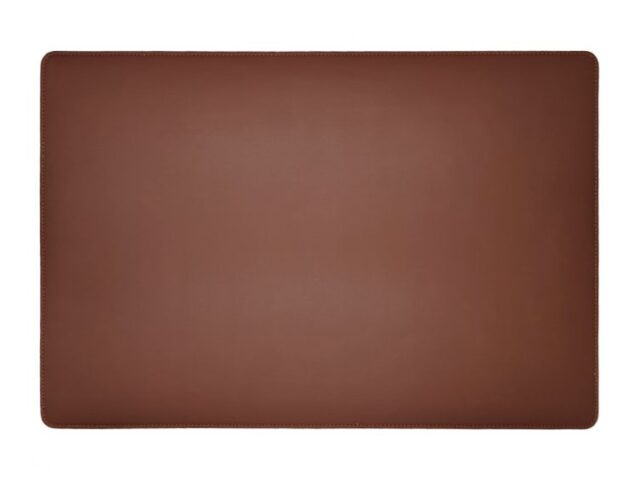 Lavoisier Maroquinier - Sous-main en cuir marron - 50x34 cm