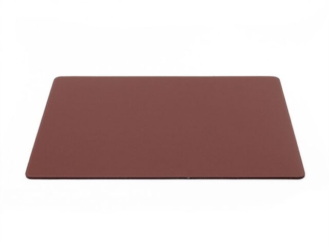Lavoisier Maroquinier - Sous-main en cuir marron - 50x34 cm