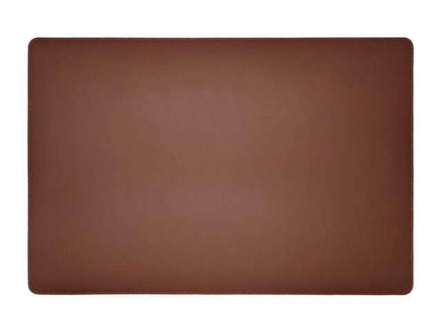 Lavoisier Maroquinier - Sous-main en cuir marron - 60x40 cm