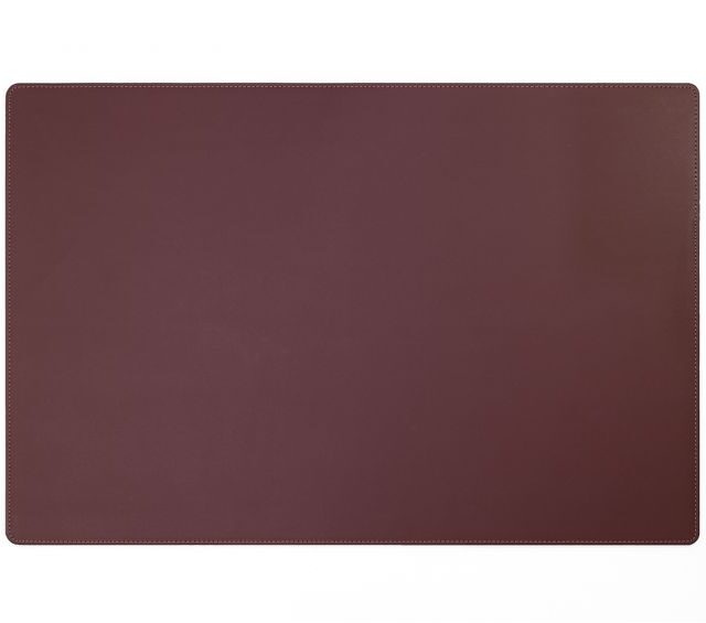 Lavoisier Maroquinier - Sous-main en cuir marron - 60x40 cm