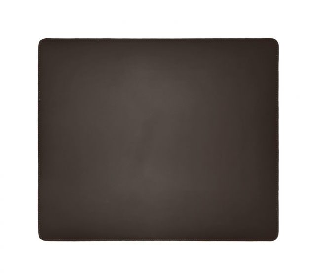 Lavoisier Maroquinier - Sous-main en cuir marron foncé - mini - 38x32 cm