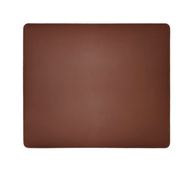 Lavoisier Maroquinier - Sous-main en cuir marron - mini - 38x32 cm