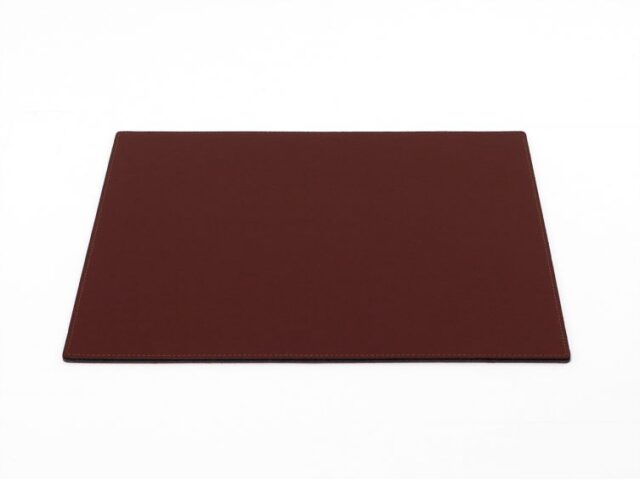 Lavoisier Maroquinier - Sous-main en cuir marron - mini - 38x32 cm