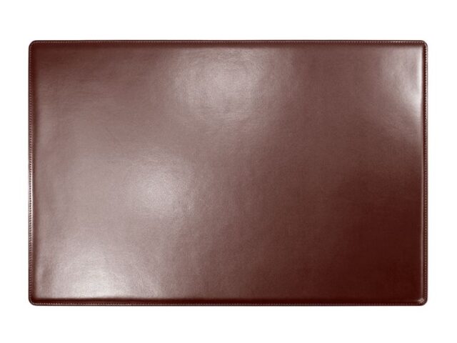 Lavoisier Maroquinier - Sous-main en cuir marron "Premium" - 60x40 cm