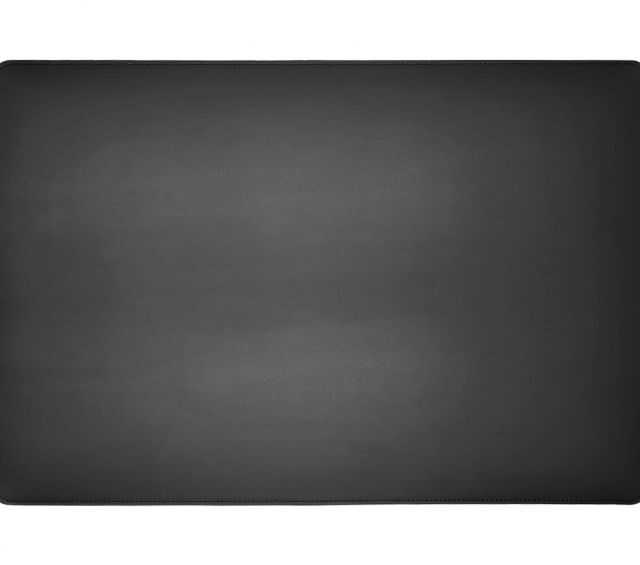 Lavoisier Maroquinier - Sous-main en cuir noir - 50x34 cm