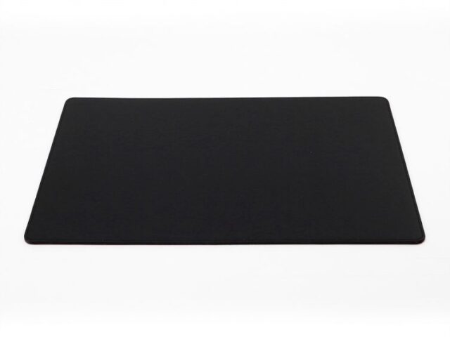 Lavoisier Maroquinier - Sous-main en cuir noir - 50x34 cm