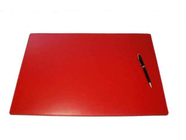 Lavoisier Maroquinier - Sous-main en cuir noir - 50x34 cm