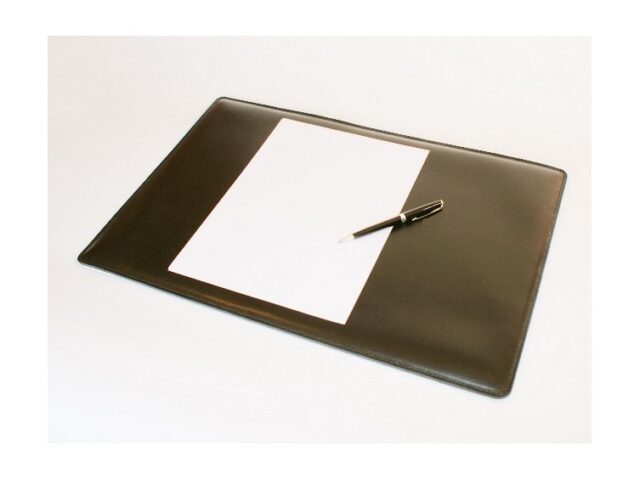 Lavoisier Maroquinier - Sous-main en cuir noir "Premium" - 50x34 cm