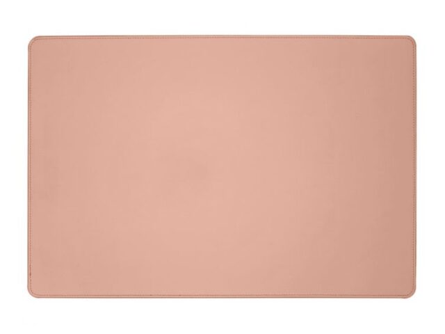 Lavoisier Maroquinier - Sous-main en cuir rose - 50x34 cm