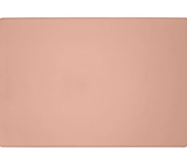 Lavoisier Maroquinier - Sous-main en cuir rose - 50x34 cm