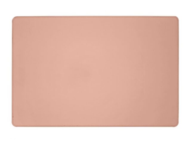 Lavoisier Maroquinier - Sous-main en cuir rose - 60x40 cm