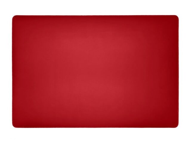 Lavoisier Maroquinier - Sous-main en cuir rouge coquelicot - 50x34 cm