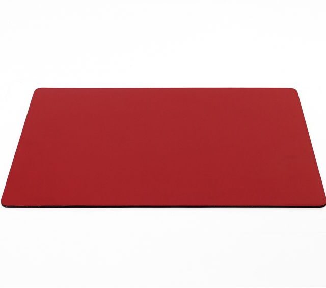 Lavoisier Maroquinier - Sous-main en cuir rouge coquelicot - 50x34 cm